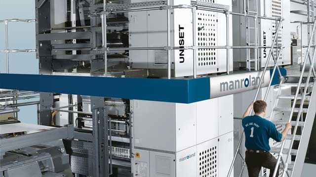 manroland 社が商用印刷機用高精度コントローラーを開発