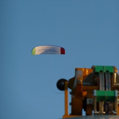 KITEnergy’s parasail-sized kite acts as turbine to create renewable energy.