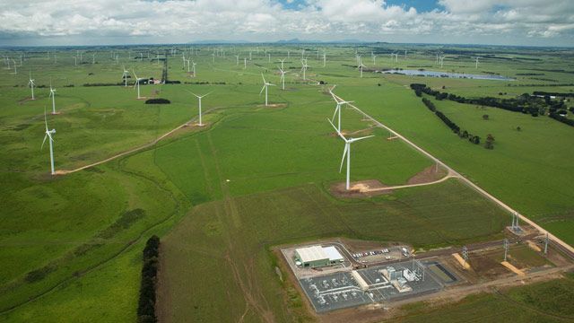 Vestas のタービンと電力プラントの制御。 