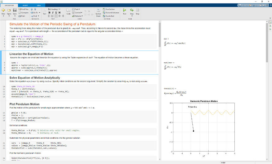 Mathematical Modeling - MATLAB & Simulink Solutions - MATLAB & Simulink