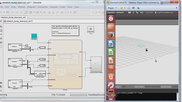 simulink for basic robotic plant simulation