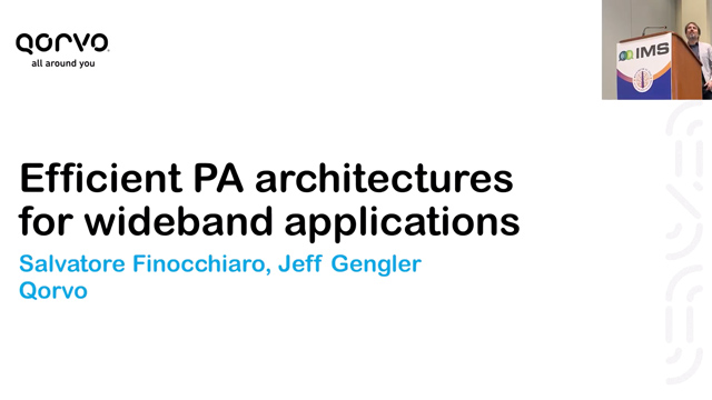 Explore efficient PA architectures operating over a wide frequency range and capable of processing large instantaneous bandwidths.