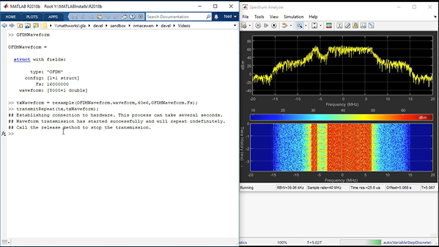 Waveform Generation Using Matlab And Sdr Video Matlab And Simulink 0285