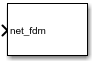 Send net_fdm Packet to FlightGear block