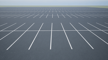 Parking lot scene