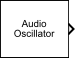 Audio Oscillator block