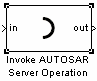 Invoke AUTOSAR Server Operation block