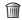 The icon to delete annotation.