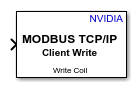NVIDIA Modbus TCP/IP Client Write block icon