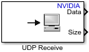 NVIDIA UDP Receive block