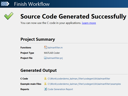 matlab embedded coder