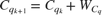 $C_{q_{k+1}} = C_{q_k} + W_{C_q}$