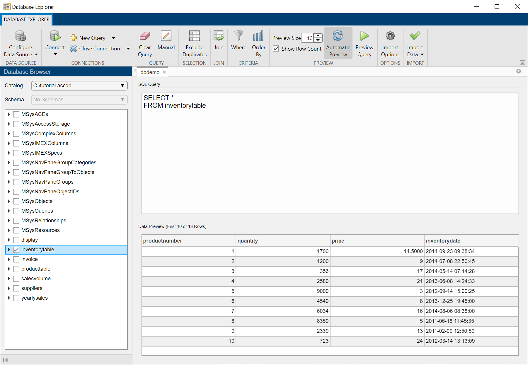 Как открыть database explorer