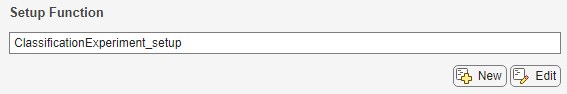 Setup function section showing the function name ClassificationExperiment_setup