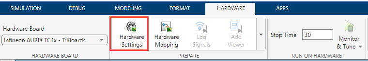 Hardware Settings