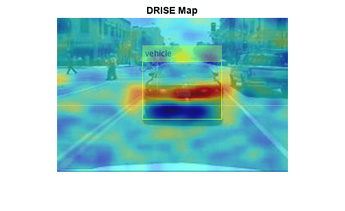 Figure contains an axes object. The axes object with title DRISE Map contains 2 objects of type image.