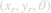 $(x_r,y_r,\theta)$