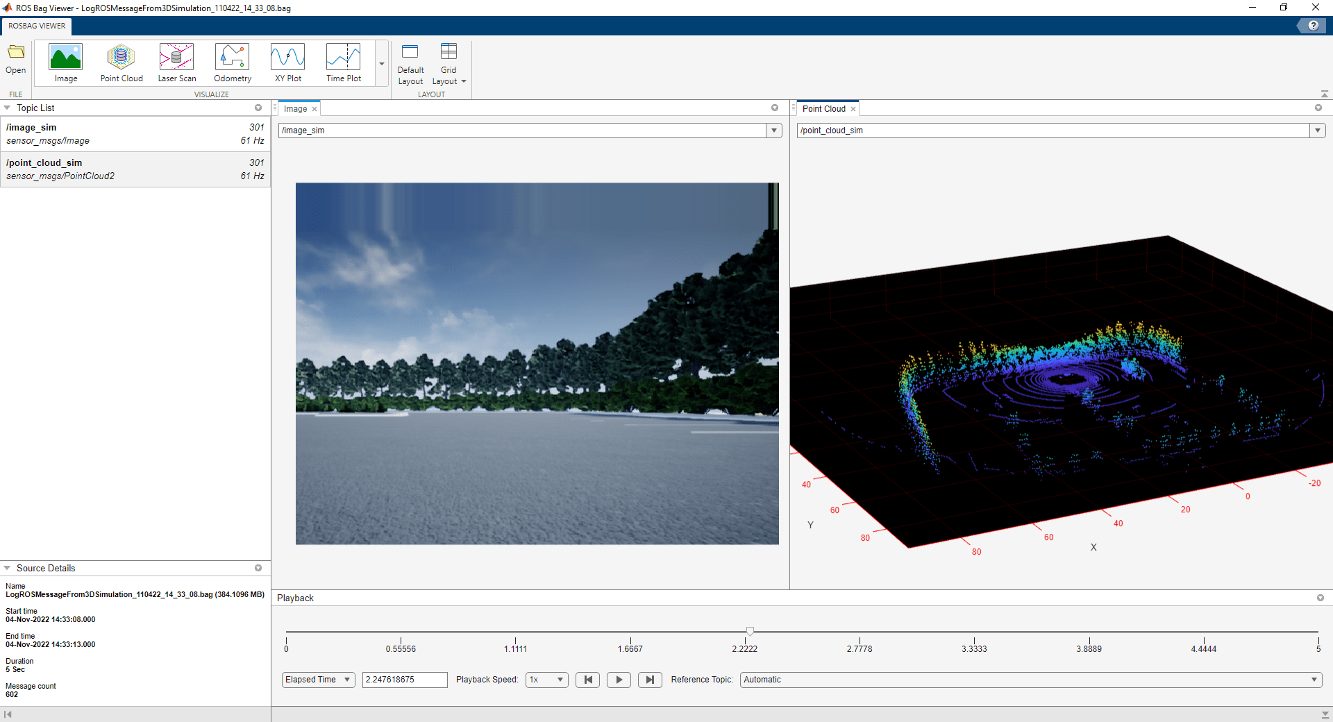 Use ROS Logger App to Save ROS Messages from Simulink