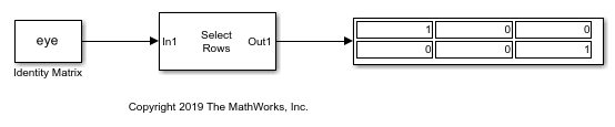 Select Rows or Columns from Matrices