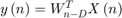 $y\left(n\right) = W_{n-D}^T \mathit{X}\left(n\right)$