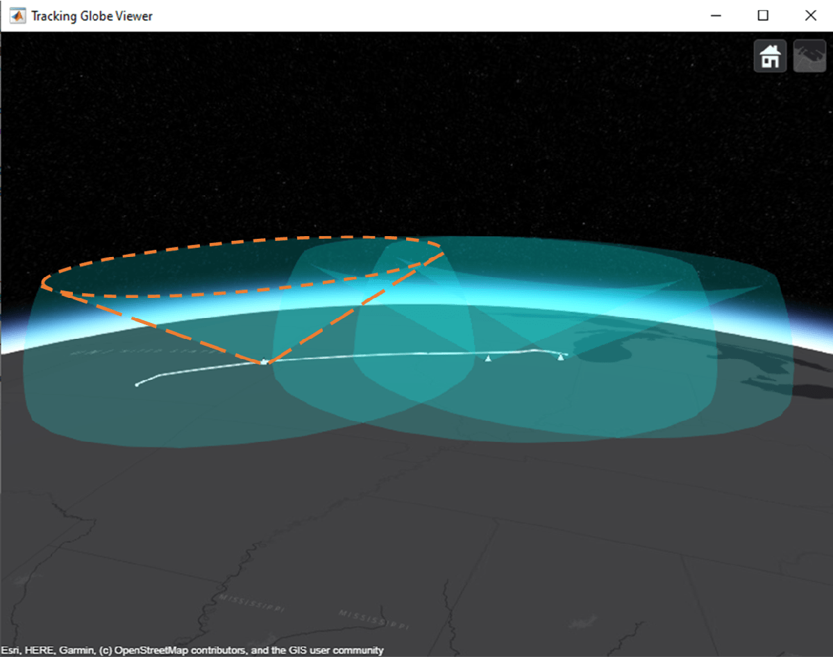 Simulate and Track En-Route Aircraft in Earth-Centered Scenarios