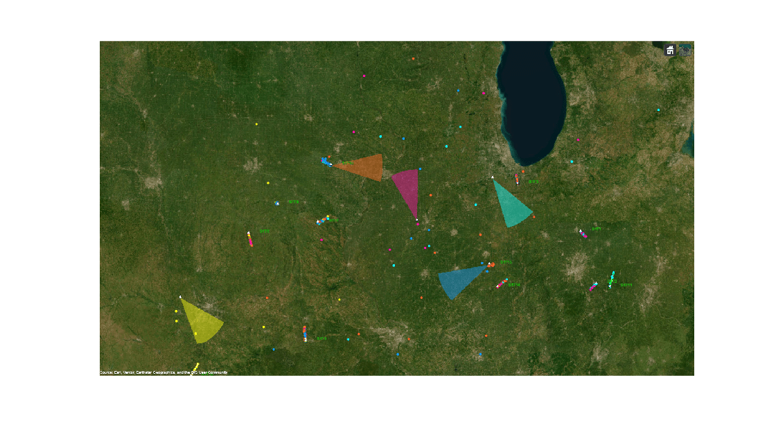 Wide Area Surveillance Using Ground and Airborne Radars