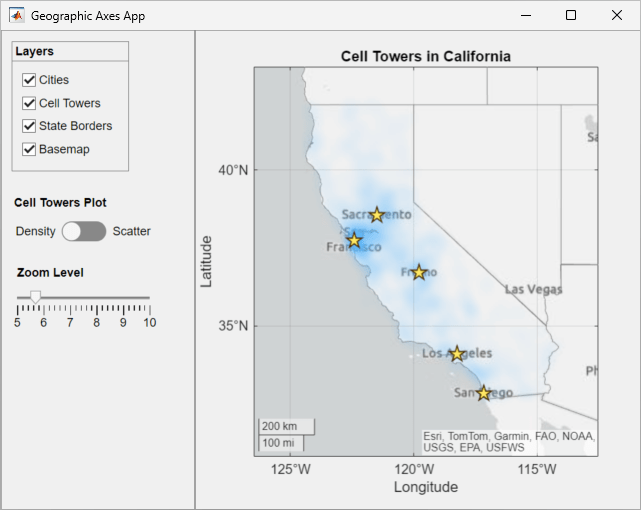 Geographic Axes App