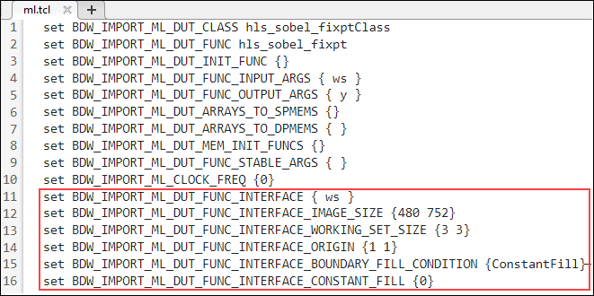 Create a Line Buffer Interface for HLS Code Generation