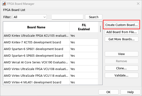 FPGA Board Manager