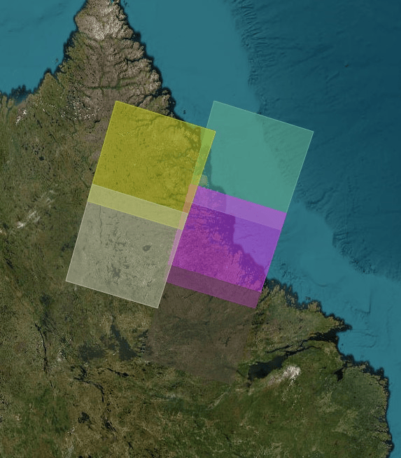 Combine Landsat 9 Multispectral Images Using Image Mosaicing