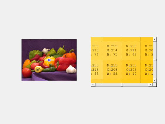 Figure contains 2 axes objects and another object of type uipanel. Axes object 1 contains 29 objects of type line, image, text. Axes object 2 contains 12 objects of type line, patch, image.