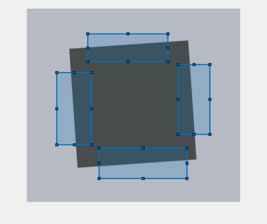 Figure contains an axes object. The axes object contains 5 objects of type image, images.roi.rectangle.