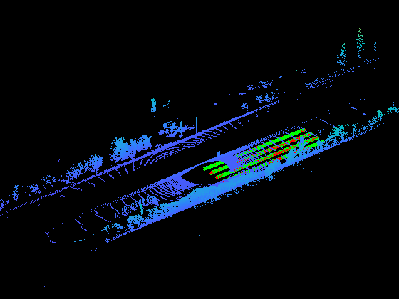 Lane Detection in Lidar Data Using Deep Learning