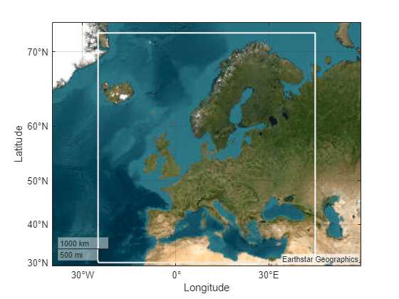 Figure contains an axes object with type geoaxes. The geoaxes object contains an object of type polygon.