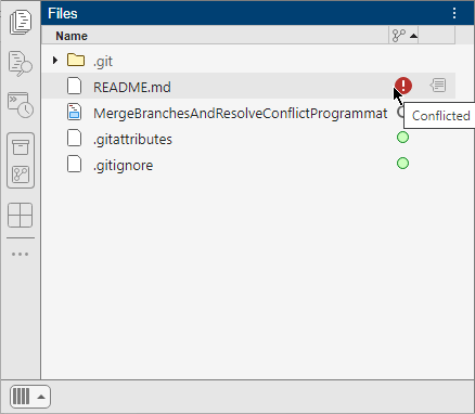 プログラムによる Git ブランチのマージおよび競合の解決
