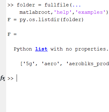 MATLAB での Python str 変数の使用