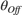 ${\theta _{Off}}$