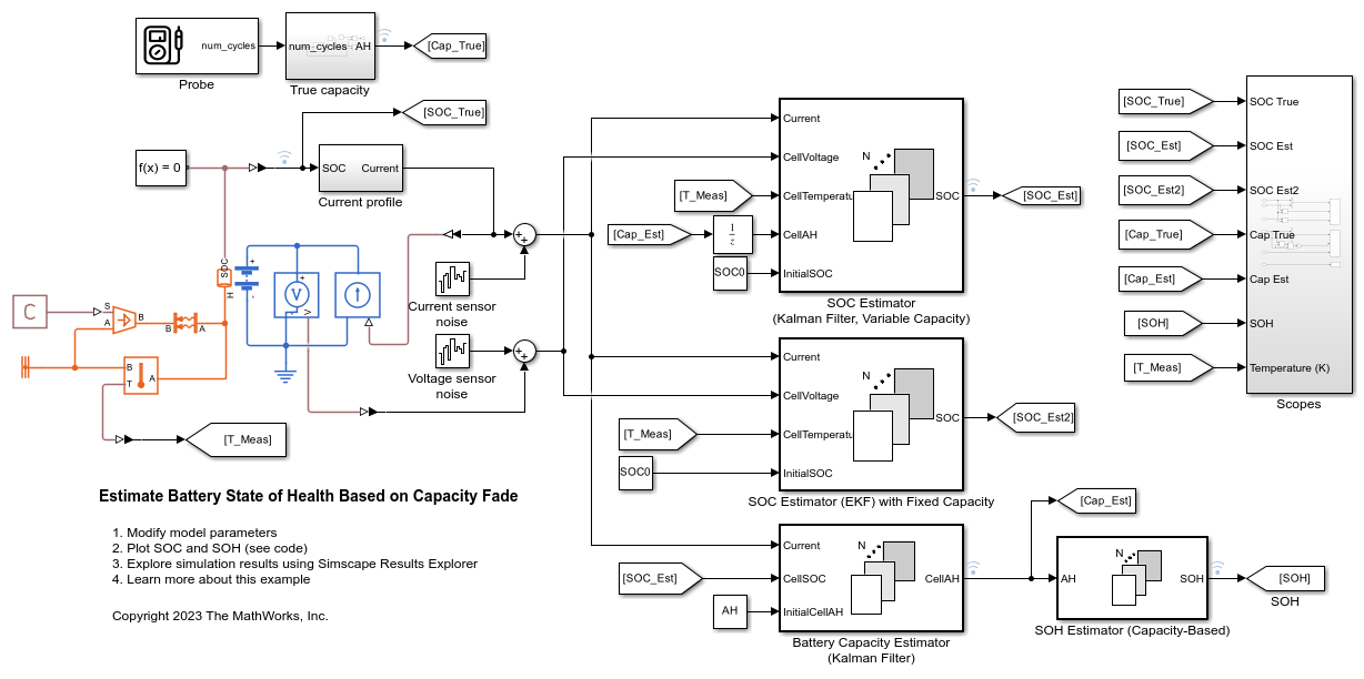 Estimate Battery State of Health Based on Capacity Fade