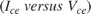 $ (I_{ce}\; versus \; V_{ce})$