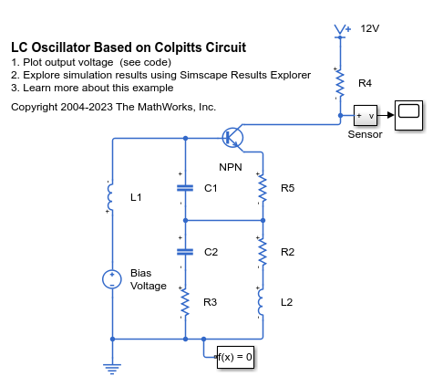 コルピッツ回路に基づく LC 発振器