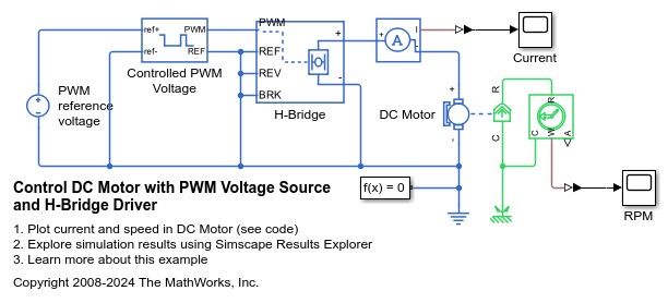 PWM 制御の DC モーター