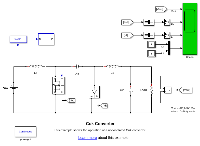 Cuk コンバーター