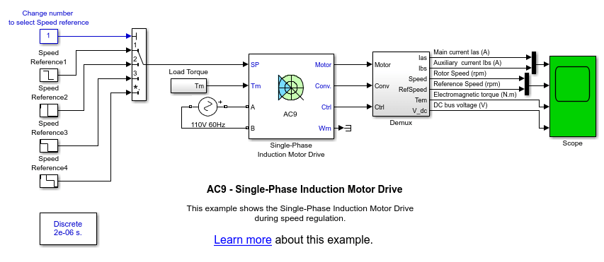 AC9 - 単相誘導モーター ドライブ