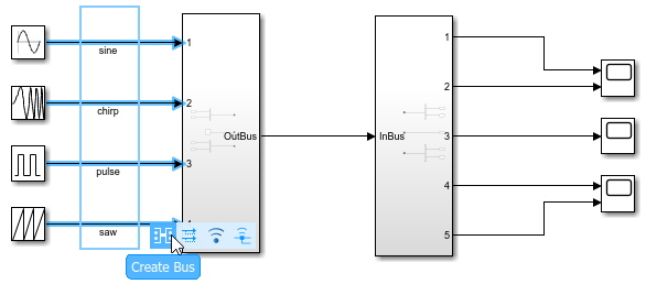 Pointer on Create Bus for input lines