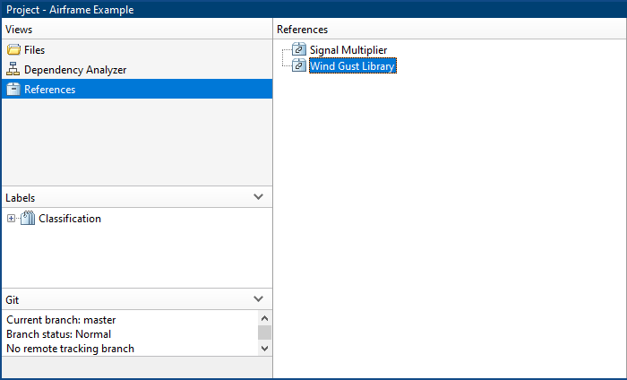 プログラムによるプロジェクトの作成と参照