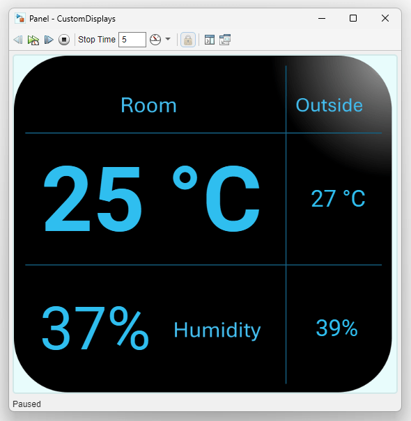 Panel open in its own window