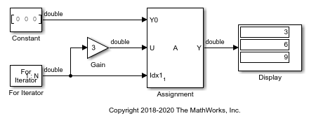 Assignment ブロックによる反復代入