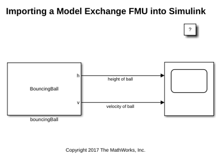 Model Exchange FMU の Simulink へのインポート