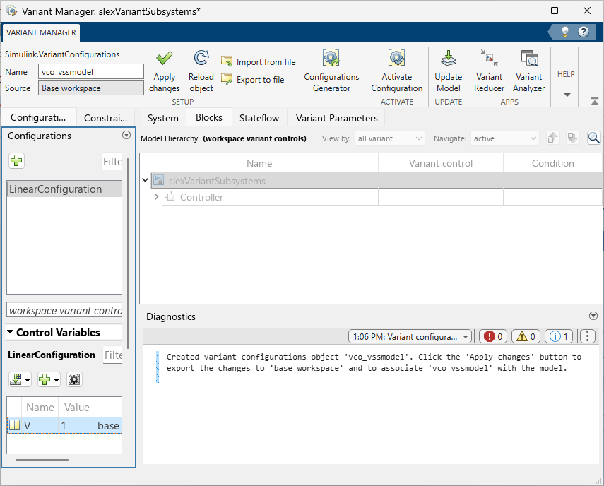 Save and Reuse Variant Configurations Using Variant Configurations Object