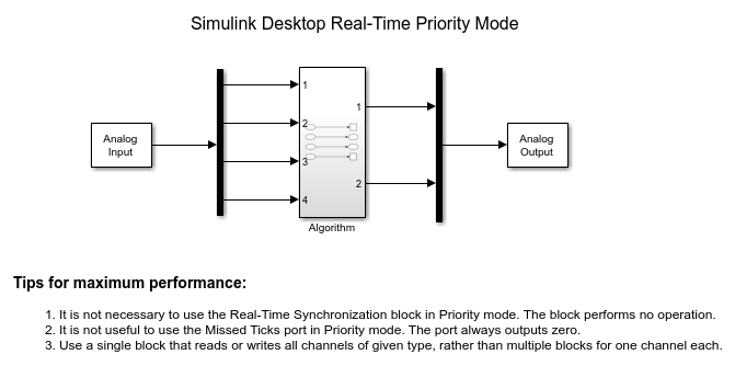 Apply Simulink Desktop Real-Time Model Templates to Create Real-Time Models